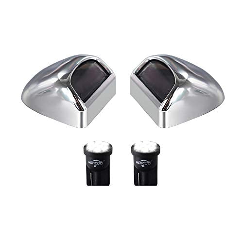 Rear License Plate Light Lens Rear Bumper License Plate Light Lens Replacement for Silverado Sierra 00-06 15049281 Chrome Left & Right Rear License Plate Light Lens Rear Bumper License Plate Light Lens Replacement for Silverado Sierra 00-06 15049281 Chrome Left & Right